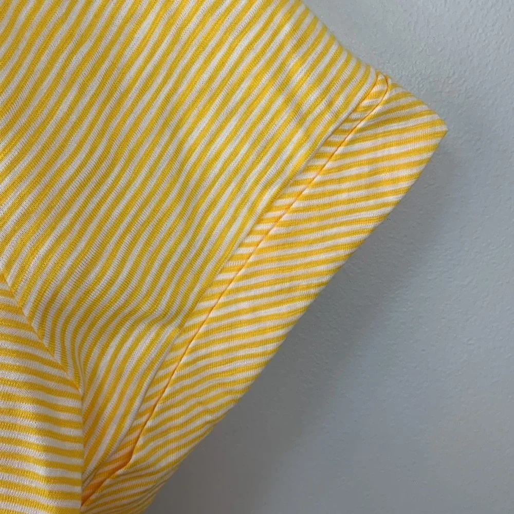 Talbots Roll Cuff Johnny Collar Pullover in Stripe NEW!